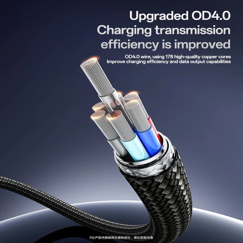 کابل تبدیل فست شارژ Yesido CA180 Type-C To Lightning PD 27W 1.2m