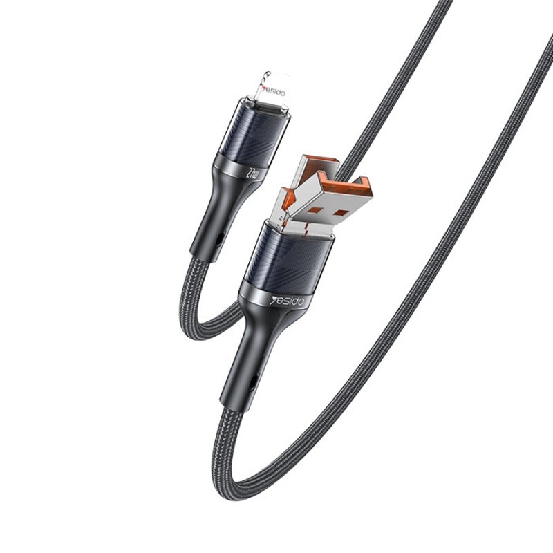 کابل تبدیل فست شارژ Yesido CA165L 27W 1.2m