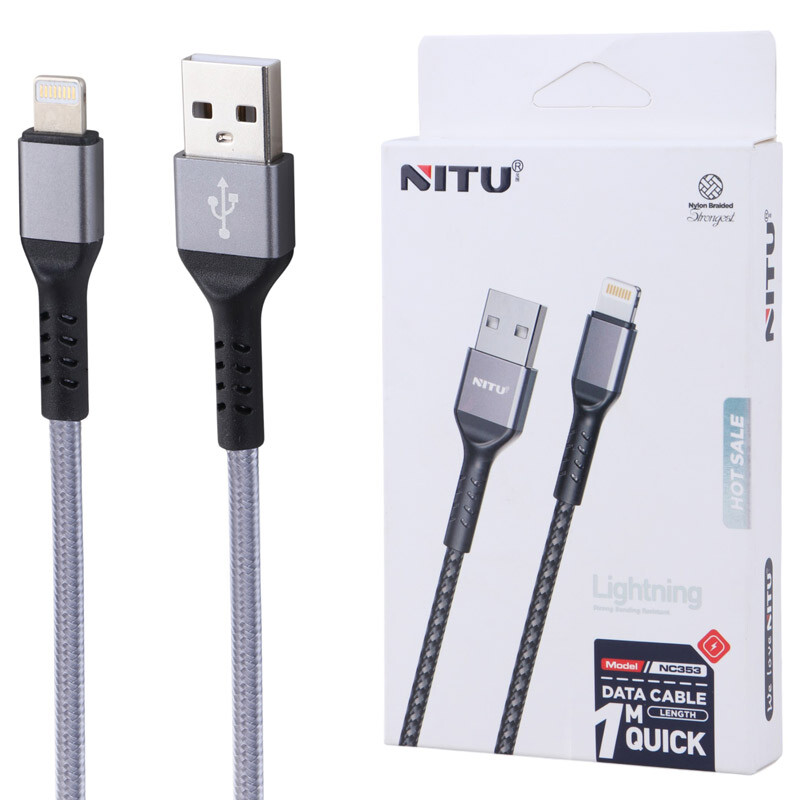 کابل آیفونی فست شارژ Nitu NC353 1m