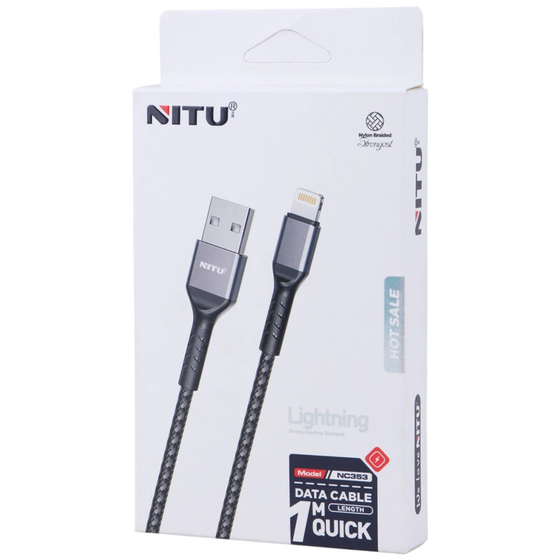کابل لایتنینگ فست شارژ نیتو NC353 طول 1 متر