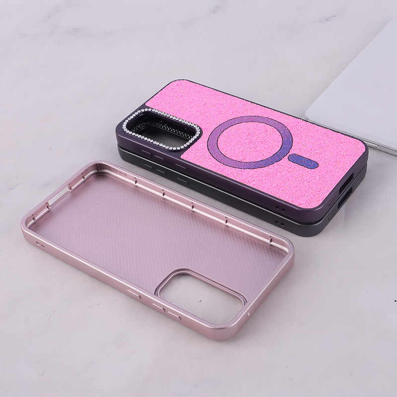 قاب اکلیلی سامسونگ Galaxy A55 نگین دار طرح مگ سیف