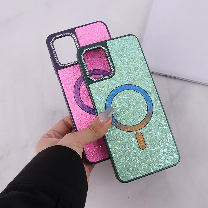 قاب اکلیلی سامسونگ Galaxy A12 / M12 نگین دار طرح مگ سیف