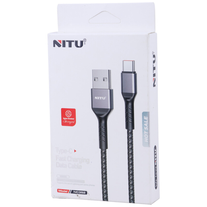 کابل تایپ سی فست شارژ Nitu NC352 1m