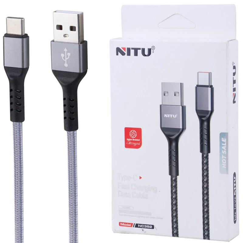 کابل تایپ سی فست شارژ نیتو NC352 طول 1 متر
