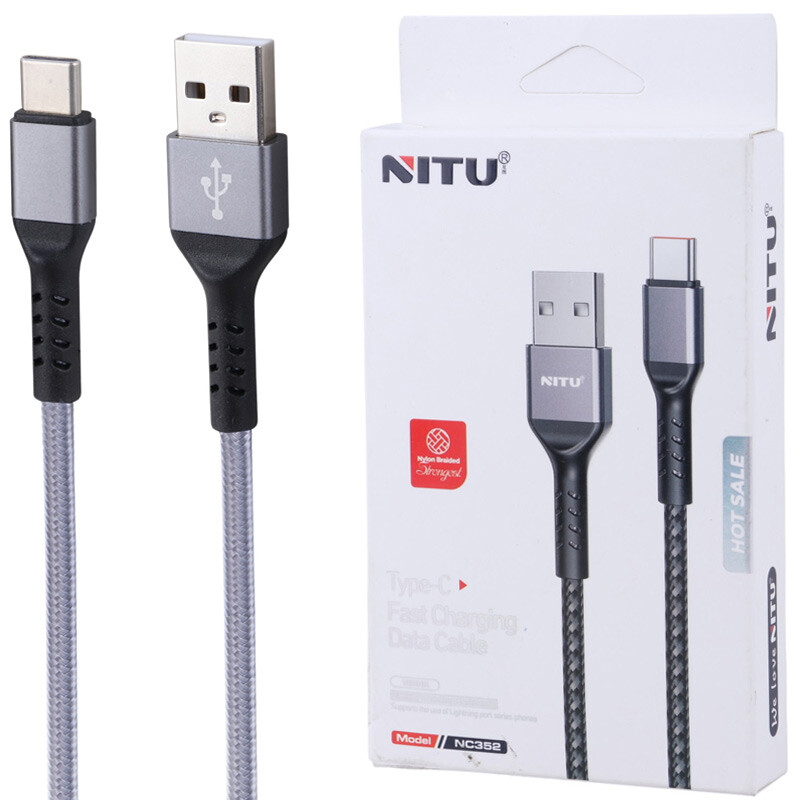 کابل تایپ سی فست شارژ Nitu NC352 1m