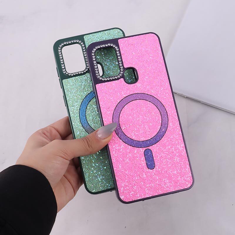 قاب اکلیلی سامسونگ Galaxy A21s نگین دار طرح مگ سیف