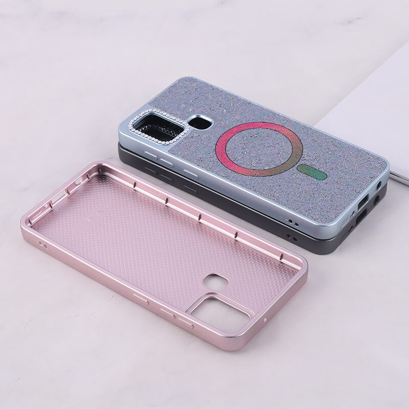 قاب اکلیلی سامسونگ Galaxy A21s نگین دار طرح مگ سیف