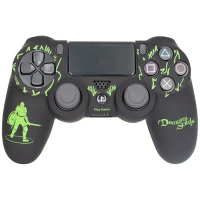 روکش دسته بازی PS4 طرح دیمون سولز مشکی سبز