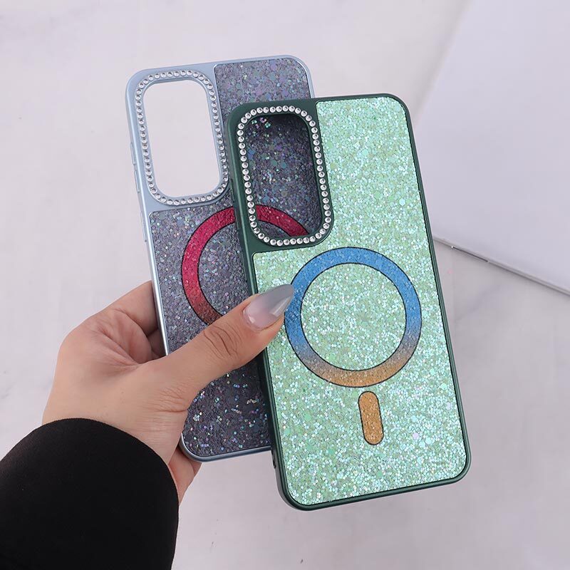 قاب اکلیلی سامسونگ Galaxy S24 FE نگین دار طرح مگ سیف