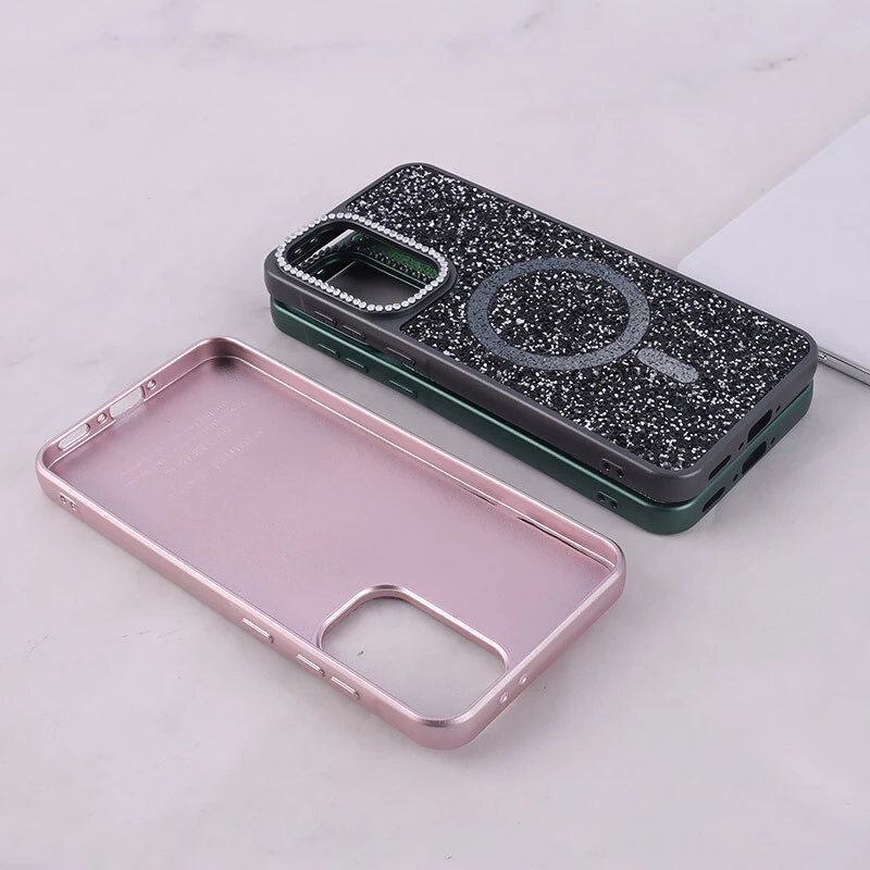 قاب اکلیلی سامسونگ Galaxy A56 نگین دار طرح مگ سیف