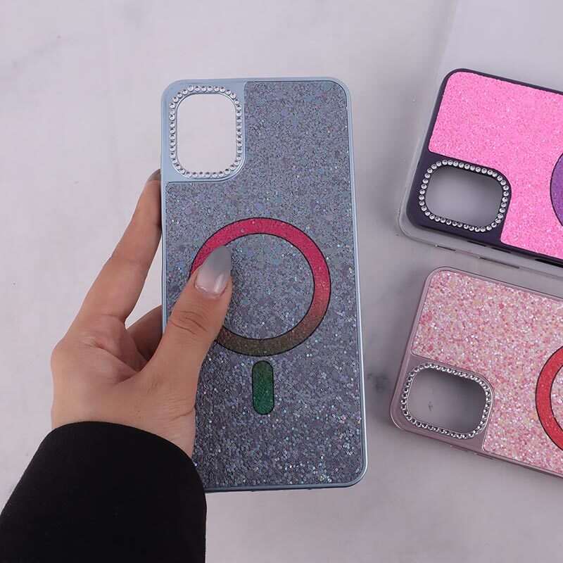 قاب اکلیلی سامسونگ Galaxy A06 نگین دار طرح مگ سیف