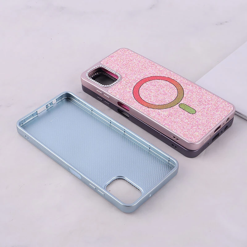 قاب اکلیلی سامسونگ Galaxy A06 نگین دار طرح مگ سیف