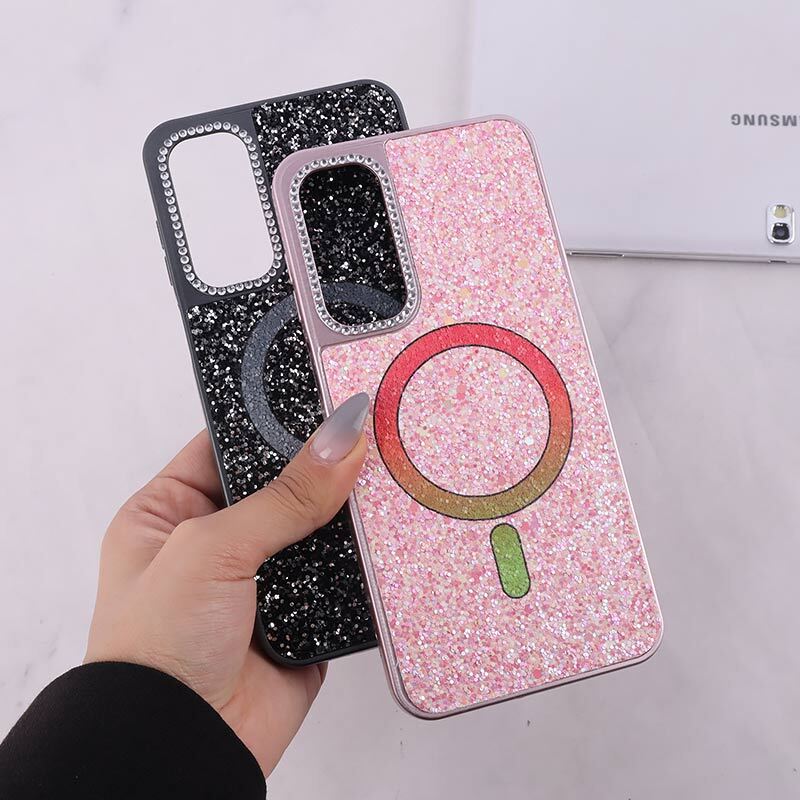 قاب اکلیلی سامسونگ Galaxy A16 4G / A16 5G نگین دار طرح مگ سیف