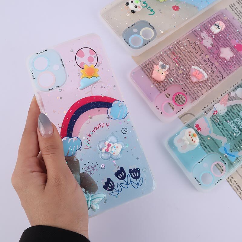 قاب اکلیلی سامسونگ Galaxy A06 طرح Love محافظ لنزدار