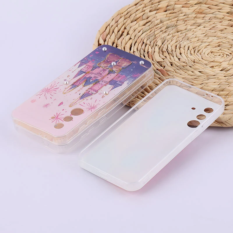 قاب هولوگرامی سامسونگ Galaxy A36 آبرنگی مرواریدی محافظ لنزدار