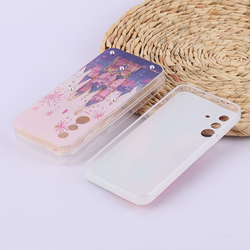 قاب هولوگرامی سامسونگ Galaxy A36 آبرنگی مرواریدی محافظ لنزدار