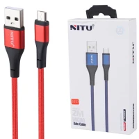 کابل میکرو یو اس بی فست شارژ Nitu NC203 2m