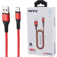 کابل تایپ سی فست شارژر NITU NC204 3A PD 60W 2M