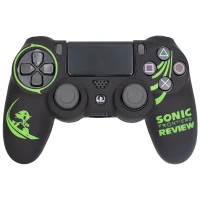 روکش دسته بازی PS4 طرح سونیک مشکی سبز