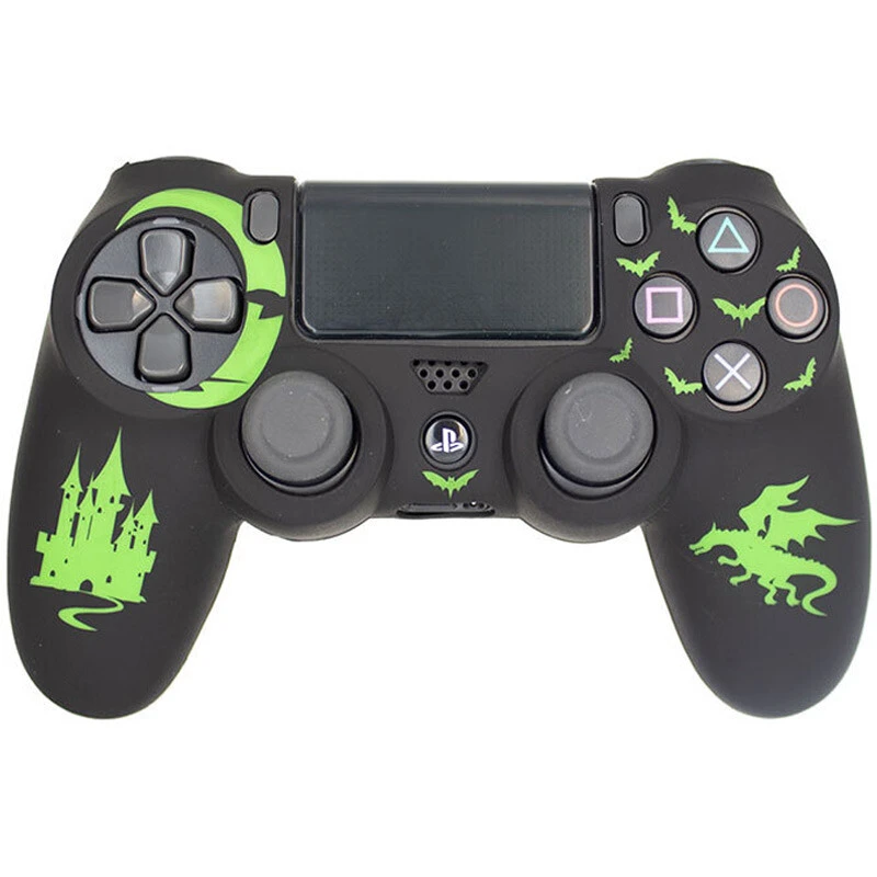 روکش دسته بازی PS4 طرح دراگون مشکی سبز