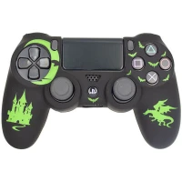روکش دسته بازی PS4 طرح دراگون مشکی سبز