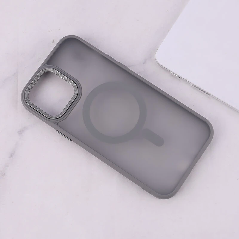 قاب PC مگ سیف آیفون iPhone 13 Pro Max پشت مات محافظ لنز متال