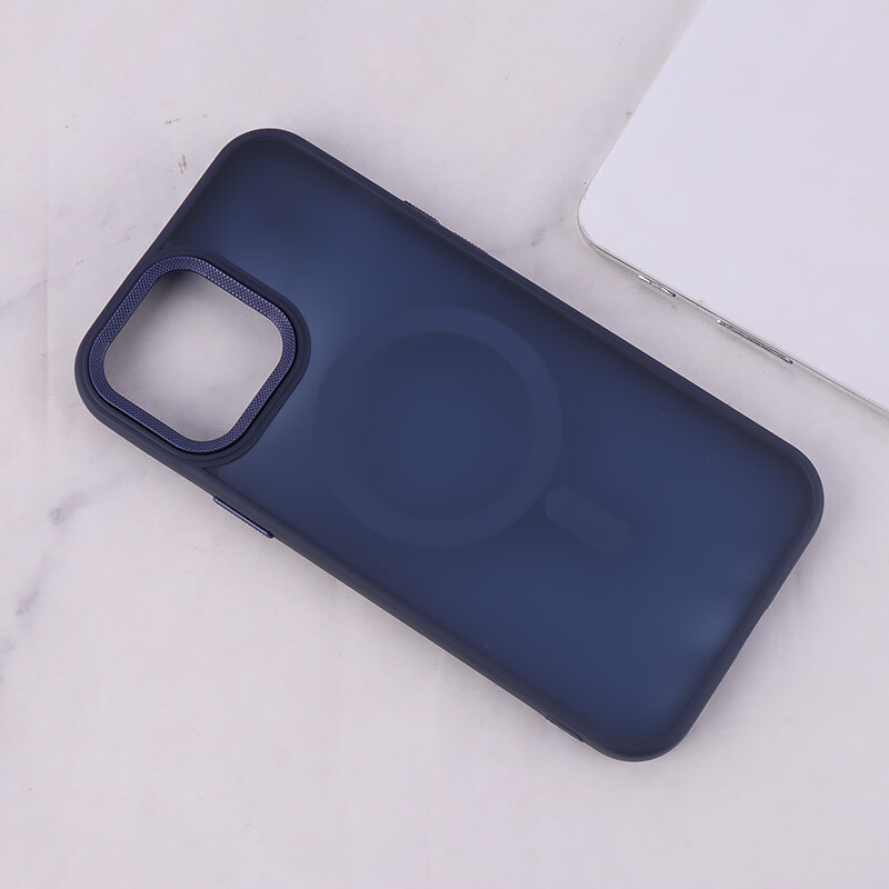 قاب PC مگ سیف آیفون iPhone 13 Pro Max پشت مات محافظ لنز متال