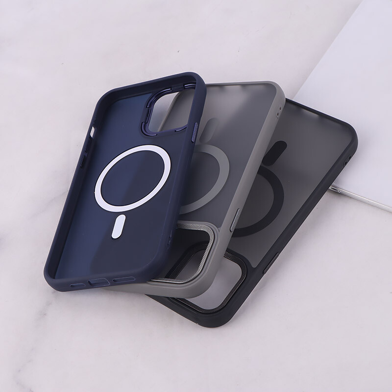 قاب PC مگ سیف آیفون iPhone 13 Pro Max پشت مات محافظ لنز متال