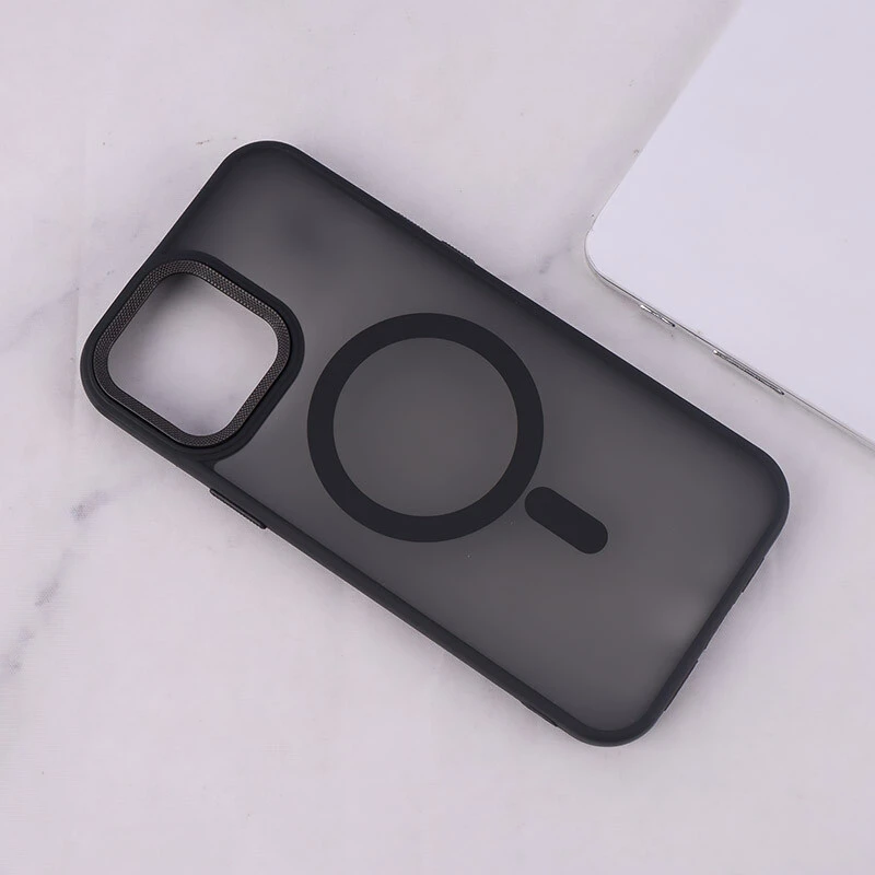 قاب PC مگ سیف آیفون iPhone 13 Pro Max پشت مات محافظ لنز متال