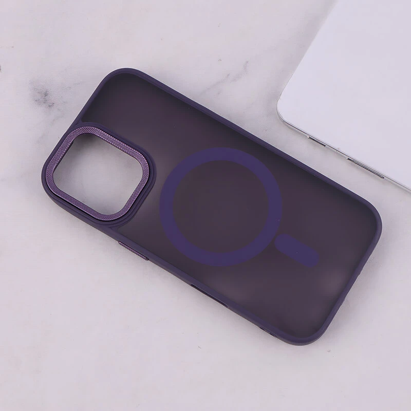 قاب PC مگ سیف آیفون iPhone 16 پشت مات محافظ لنز متال