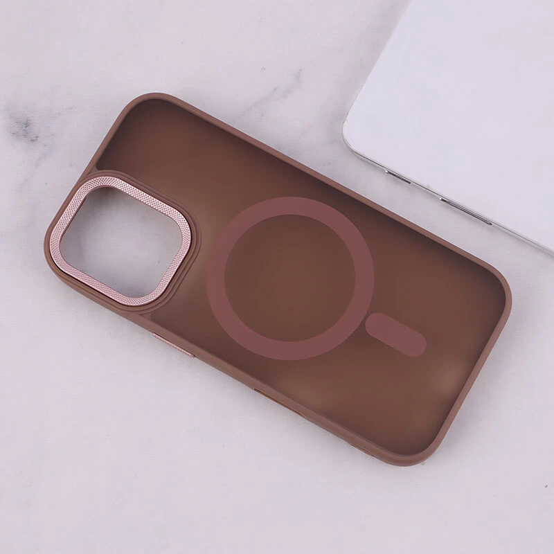 قاب PC مگ سیف آیفون iPhone 16 پشت مات محافظ لنز متال