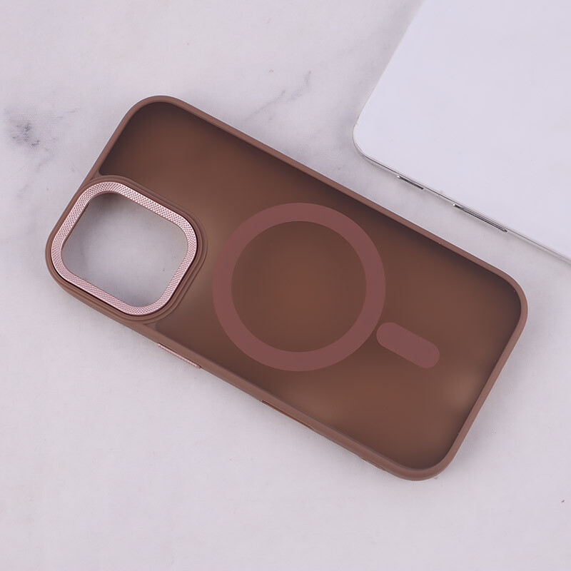 قاب PC مگ سیف آیفون iPhone 16 پشت مات محافظ لنز متال