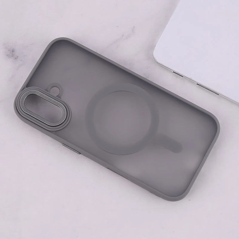 قاب PC مگ سیف آیفون iPhone 16 پشت مات محافظ لنز متال