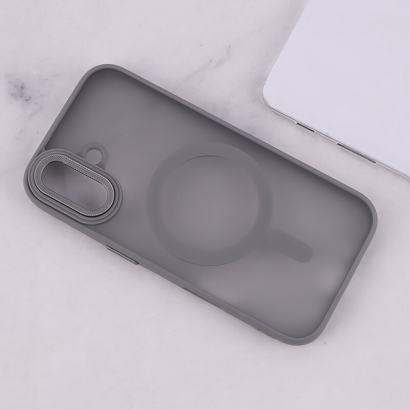 قاب PC مگ سیف آیفون iPhone 16 پشت مات محافظ لنز متال