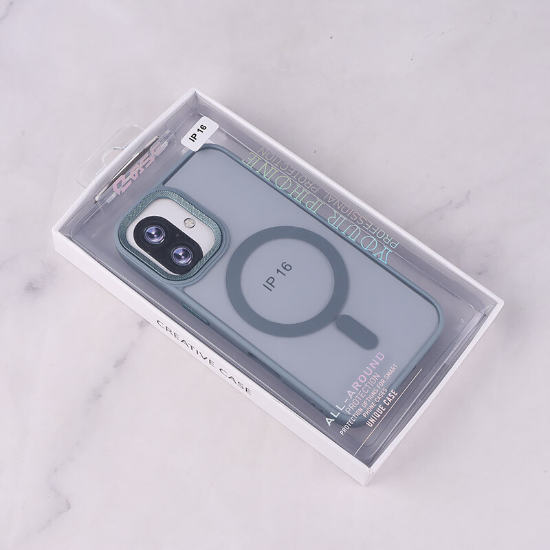 قاب PC مگ سیف آیفون iPhone 16 پشت مات محافظ لنز متال