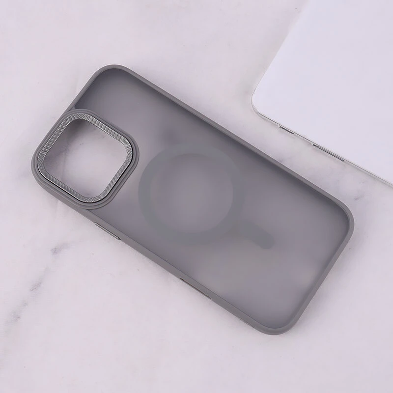 قاب PC مگ سیف آیفون iPhone 16 Pro Max پشت مات محافظ لنز متال