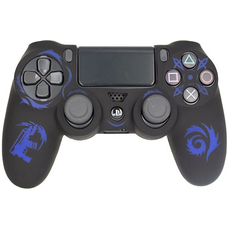 روکش دسته بازی PS4 طرح ترور مشکی آبی