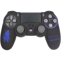 روکش دسته بازی PS4 طرح تامب رایدر مشکی آبی