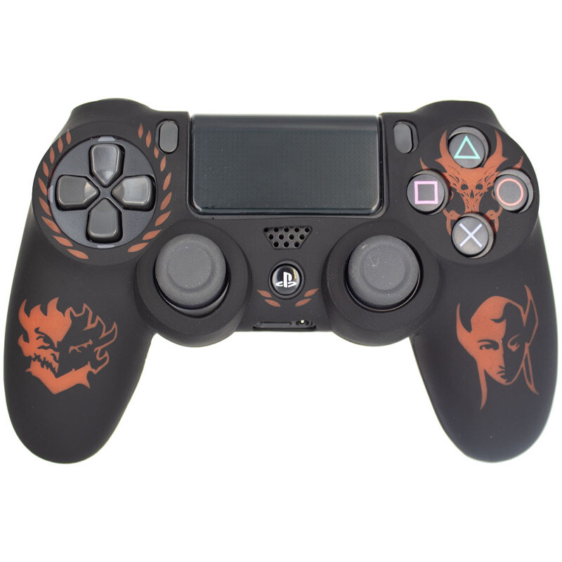 روکش دسته بازی PS4 طرح دیمونز مشکی قرمز
