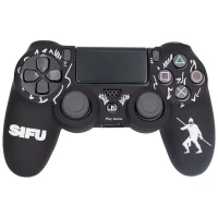 روکش دسته بازی PS4 طرح سی‌ فو مشکی سفید