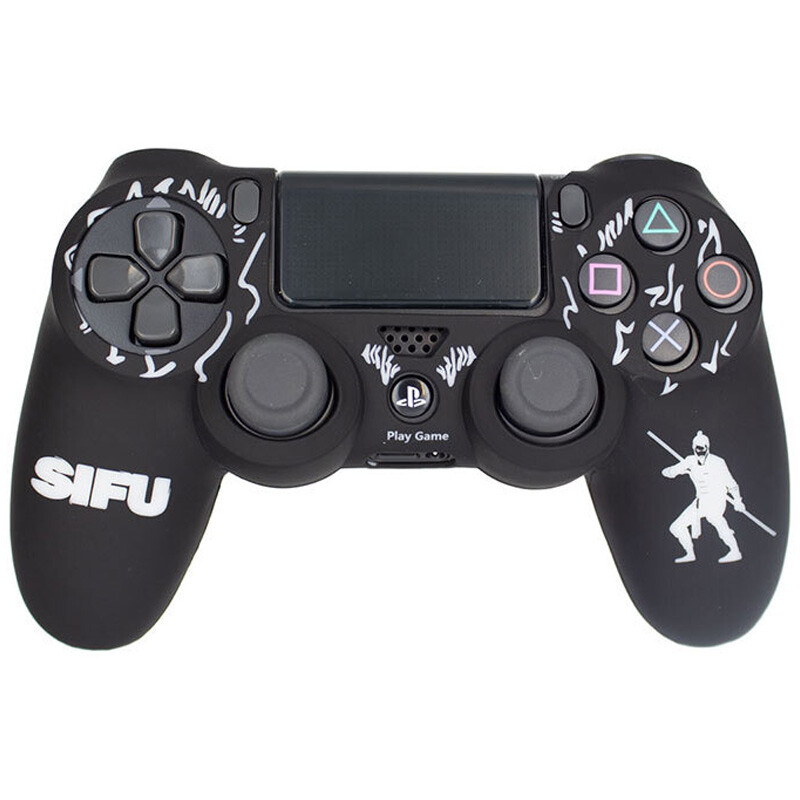 روکش دسته بازی PS4 طرح سی‌ فو مشکی سفید
