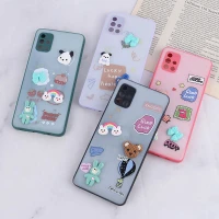 قاب شاینی سامسونگ Galaxy A51 4G عروسک برجسته محافظ لنزدار