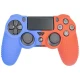 روکش دسته بازی PS4 آبی قرمز