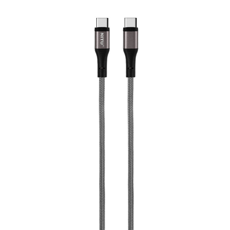 کابل تبدیل فست شارژ Nitu NC127 Type-C to Type-C 60W 1.2m