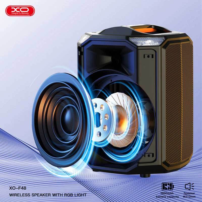 اسپیکر بلوتوثی ایکس او XO-F48 + میکروفون و ریموت کنترل