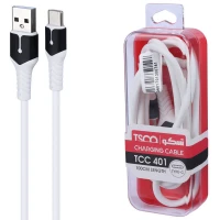 کابل تایپ سی فست شارژ TSCO TCC 401 3A 1m