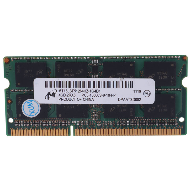 رم لپ تاپ میکرون MT16JSF51264HZ-1G4D1 DDR3 4GB 1333MHz CL9