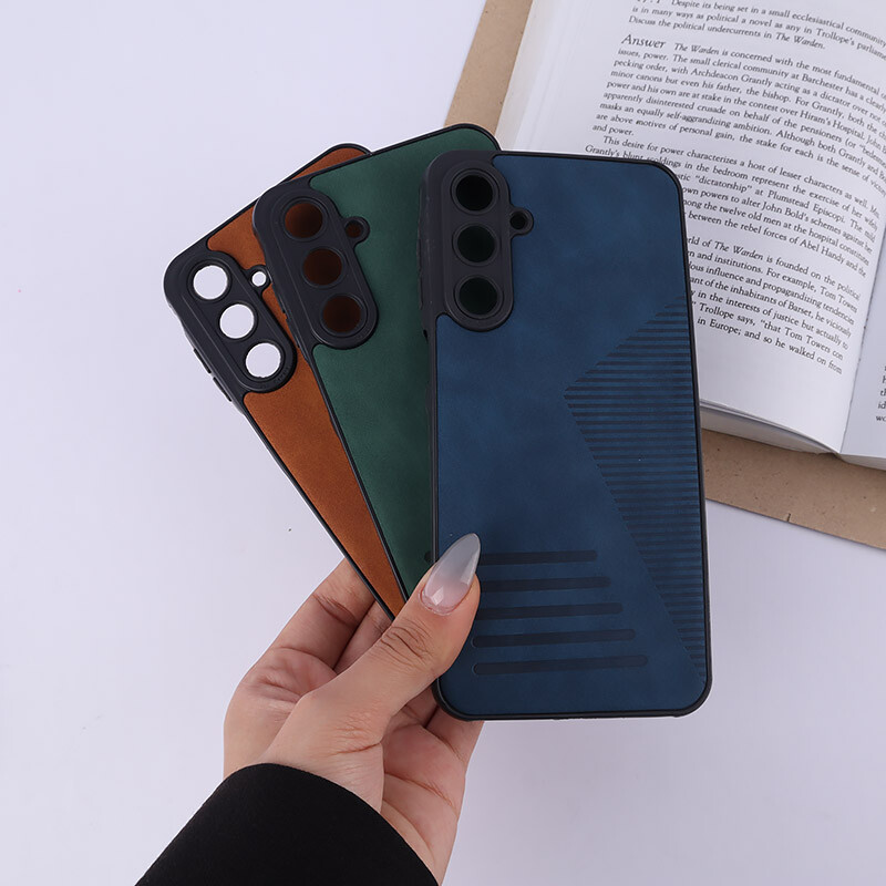 قاب چرمی Pro Camera سامسونگ Galaxy A16 4G / A16 5G محافظ لنزدار