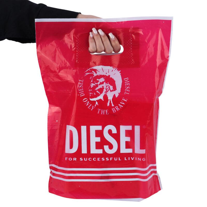 نایلون دسته دار دسته تقویتی طرح دیزل سایز 30*40 سانتی متر بسته 1 کیلویی