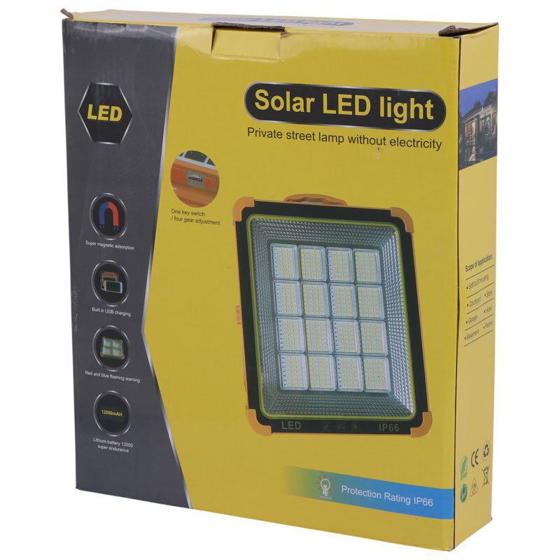 پروژکتور سیار شارژی و پاور بانک خورشیدی Solar LED Light 703